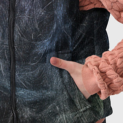 Детский жилет Разноцветные хаотичные линии, цвет: 3D-черный — фото 2