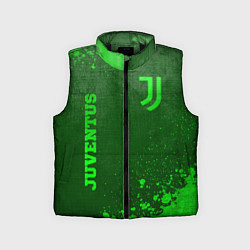 Детский жилет Juventus - green gradient вертикально