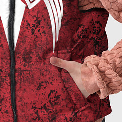 Детский жилет Знак венома на красном, цвет: 3D-светло-серый — фото 2