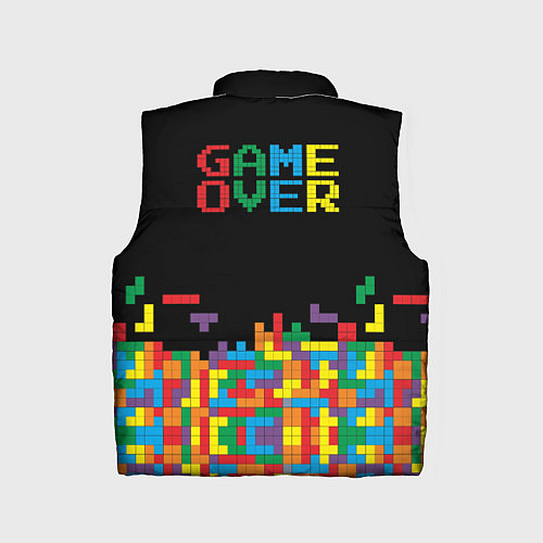 Детский жилет Game over / 3D-Светло-серый – фото 2