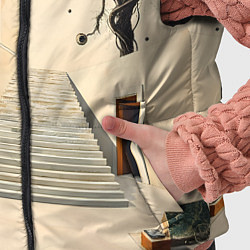 Детский жилет Архитектурный сюр, цвет: 3D-черный — фото 2