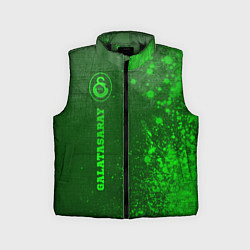 Детский жилет Galatasaray - green gradient по-вертикали, цвет: 3D-черный