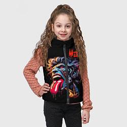 Детский жилет Mick Jagger - Rolling Stones, цвет: 3D-черный — фото 2