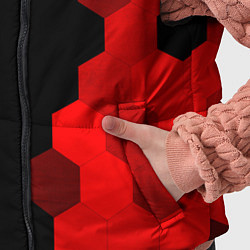 Детский жилет League of Legends - red gradient по-вертикали, цвет: 3D-черный — фото 2