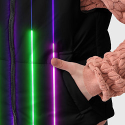 Детский жилет Color Purple green pink, цвет: 3D-светло-серый — фото 2