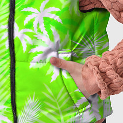 Детский жилет Кислотные тропики, цвет: 3D-черный — фото 2