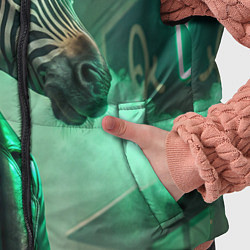 Детский жилет Cyperpunk zebra, цвет: 3D-черный — фото 2