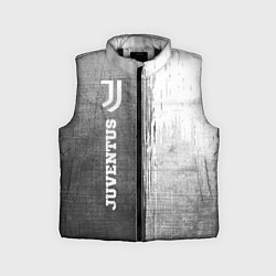 Детский жилет Juventus - grey gradient по-вертикали, цвет: 3D-черный