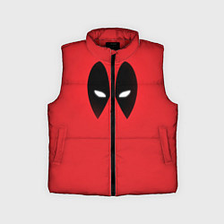 Детский жилет Дэдпул глаза, цвет: 3D-красный