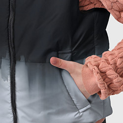 Детский жилет Разводы черной краски, цвет: 3D-черный — фото 2