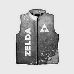 Детский жилет Zelda - grey gradient вертикально, цвет: 3D-черный