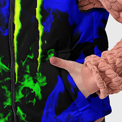 Детский жилет Monster energy кислотный огонь, цвет: 3D-красный — фото 2