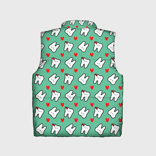 Детский жилет Довольные зубы / 3D-Светло-серый – фото 2