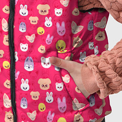 Детский жилет Skzoo pattern pink, цвет: 3D-красный — фото 2