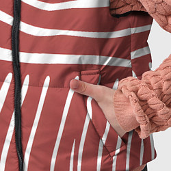 Детский жилет Полоски красной зебры, цвет: 3D-черный — фото 2