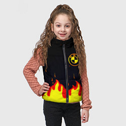 Детский жилет BMW огненный, цвет: 3D-красный — фото 2