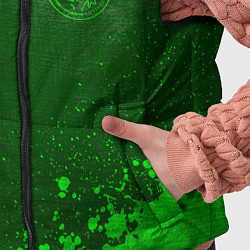 Детский жилет Ajax - green gradient вертикально, цвет: 3D-черный — фото 2
