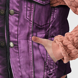 Детский жилет Джинсовая куртка, цвет: 3D-красный — фото 2