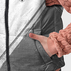 Детский жилет Lazio - white gradient вертикально, цвет: 3D-черный — фото 2