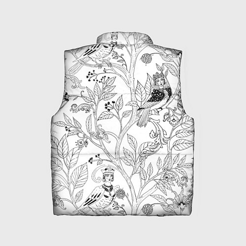 Детский жилет Птицы Сирин / 3D-Светло-серый – фото 2