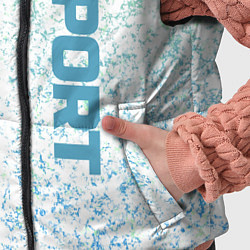 Детский жилет Sport бело-голубой, цвет: 3D-светло-серый — фото 2