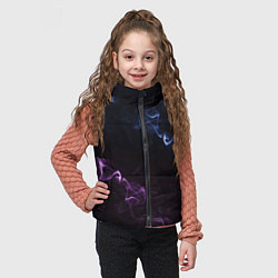 Детский жилет Color black blue pink, цвет: 3D-черный — фото 2