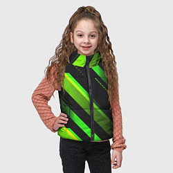 Детский жилет Color black green, цвет: 3D-черный — фото 2