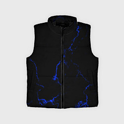 Детский жилет Color black blue