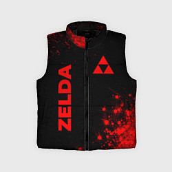 Детский жилет Zelda - red gradient вертикально, цвет: 3D-черный