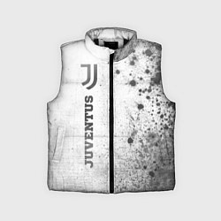 Детский жилет Juventus - white gradient по-вертикали, цвет: 3D-черный