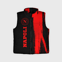 Детский жилет Napoli - red gradient по-вертикали, цвет: 3D-черный