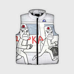 Детский жилет Дурка мем скорая, цвет: 3D-черный