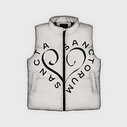 Детский жилет Святая святых, цвет: 3D-черный