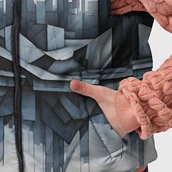 Детский жилет Небоскребы и скалы, цвет: 3D-черный — фото 2
