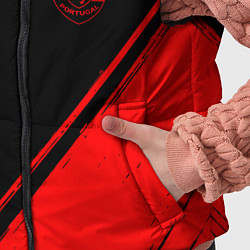 Детский жилет Sporting - red gradient вертикально, цвет: 3D-черный — фото 2