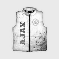 Детский жилет Ajax - white gradient вертикально, цвет: 3D-черный