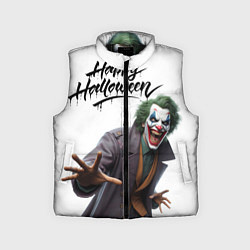 Детский жилет Счастливого Хэллоуина Джокер 2025, цвет: 3D-черный