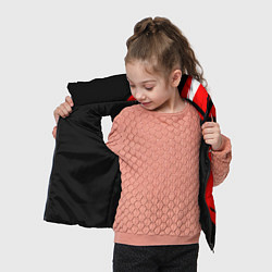 Детский жилет Monster energy краски линии, цвет: 3D-черный — фото 2