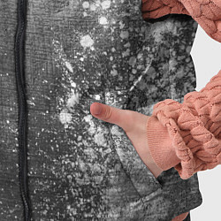 Детский жилет Among Us - grey gradient по-вертикали, цвет: 3D-черный — фото 2