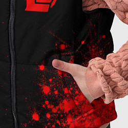 Детский жилет League of Legends - red gradient вертикально, цвет: 3D-черный — фото 2