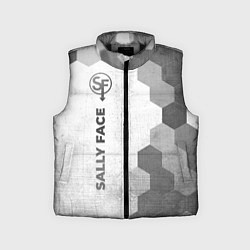 Детский жилет Sally Face - white gradient по-вертикали, цвет: 3D-черный