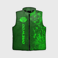Детский жилет Daewoo - green gradient по-вертикали, цвет: 3D-черный