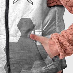 Детский жилет Citroen - white gradient вертикально, цвет: 3D-черный — фото 2