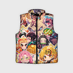 Детский жилет Demon Slayer Blade Favorite Food, цвет: 3D-черный