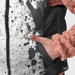 Детский жилет FNAF - white gradient по-вертикали, цвет: 3D-черный — фото 2