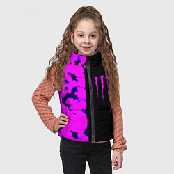 Детский жилет Monster energy neon camo, цвет: 3D-черный — фото 2