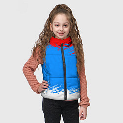 Детский жилет Патриот - флаг, цвет: 3D-черный — фото 2