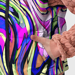 Детский жилет Абстракция пластика синий, цвет: 3D-черный — фото 2