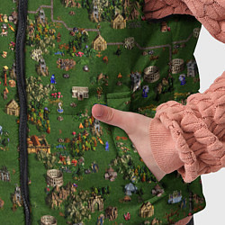 Детский жилет Земли Замка - Герои 3, цвет: 3D-черный — фото 2