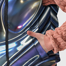 Детский жилет Серебро жидкий металл, цвет: 3D-черный — фото 2